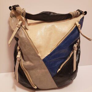 Tano multicolor leather shoulder bag